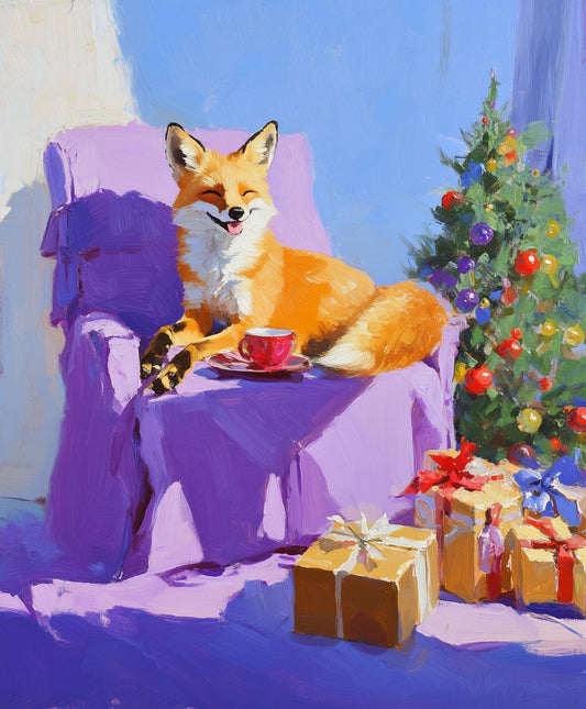 Foxie and a Christmas Tree