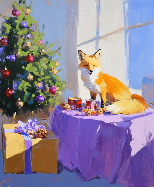 Foxie and a Christmas Tree