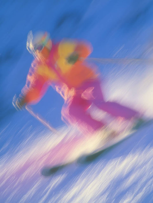 Skier: in Pink
